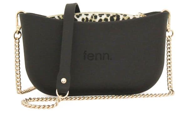 Classic Black Designer with Gold Sling Chain – Fenn Collection Eshop